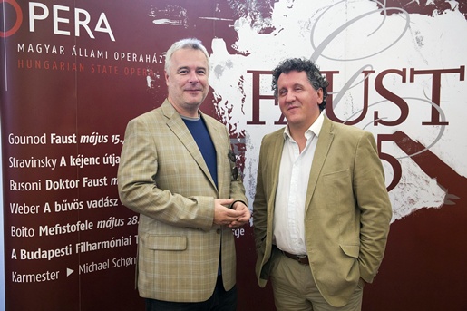 Michal Znaniecki - a Faust rendezője és Ókovács Szilveszter főigazgató