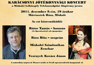 J&oacute;t&eacute;konys&aacute;gi koncert Miskolcon