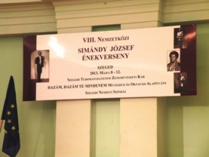 Sim&aacute;ndy J&oacute;zsef &Eacute;nekverseny - előd&ouml;ntők