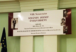 Sim&aacute;ndy J&oacute;zsef &Eacute;nekverseny &ndash; k&ouml;z&eacute;pd&ouml;ntők